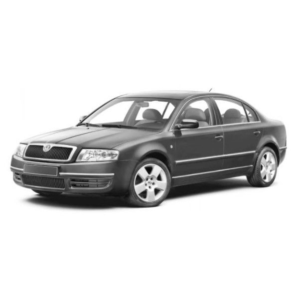 Фото - Коврики из экокожи в салон авто передние EVAtech для Superb (B5) Skoda 2001-2008 1 поколение Sedan EU (SK11449AV2BBLB)