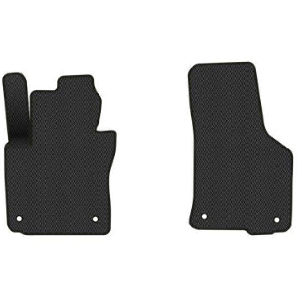 Фото - Коврики из экокожи в салон авто передние EVAtech для Octavia A5 (MT, 8 clips) Skoda 2004-2013 2 поколение Liftback EU (SK12150AV2AV4BBB)