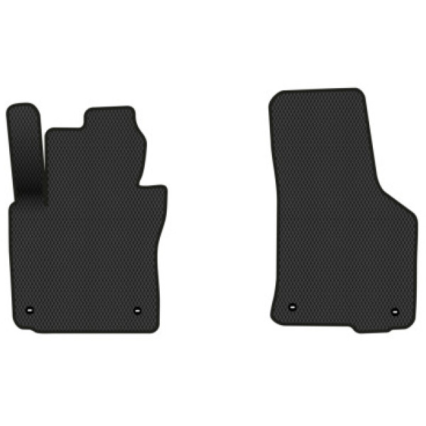Фото - Килимки з екошкіри в салон авто передні EVAtech для Octavia A5 (MT, 8 clips) Skoda 2004-2013 2 покоління Liftback EU (SK12159AV2TL4BBB)