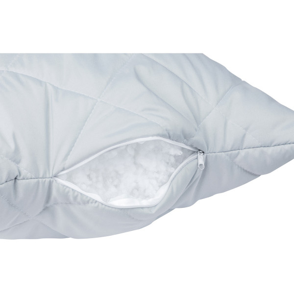 Фото - Набір ковдра євро + 2 подушки Sonex 200х220 антиалергенне волокно Basic Silver + 50х70 (SO102342)
