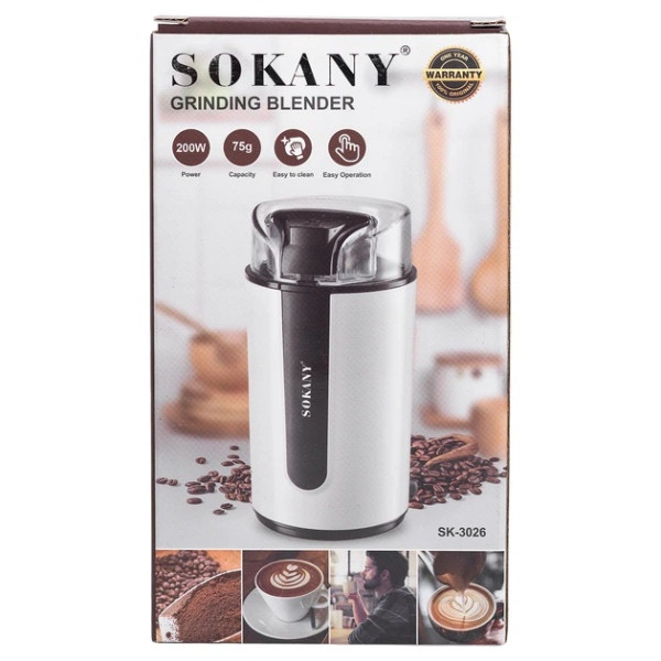 Фото - Кофемолка Sokany SK-3026