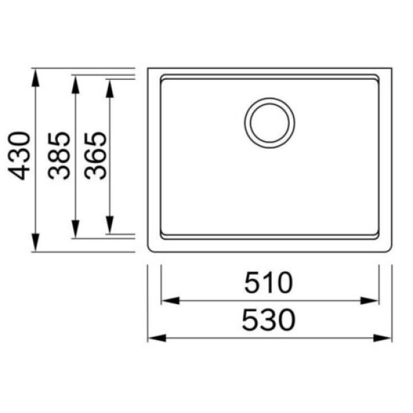 Фото - Мойка кухонная Elleci TIME 105 under top Bianco Soft 39