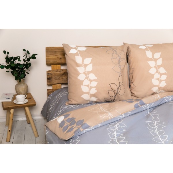 Фото - Комплект постільної білизни ТЕП Soft dreams Grey Leaf (2-03859_25850)