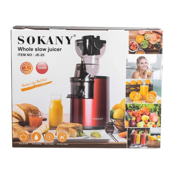 Фото - Соковитискач шнековий Sokany JE-25