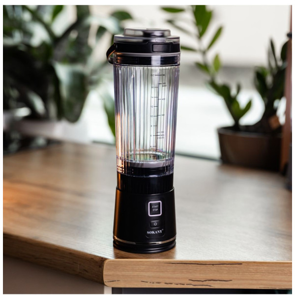 Фото - Блендер портативний Sokany SK-01023 Black