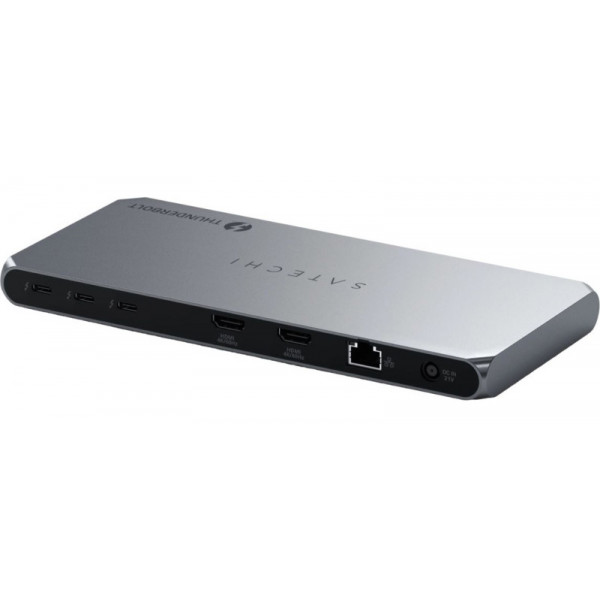 Фото - Хаб USB Satechi Thunderbolt 4 Docking Station DisplayLink Space Gray (ST-DT4MDM-EU)