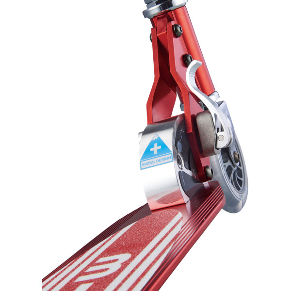 Фото - Двоколісний самокат Micro Sprite червоний зі смужками (SA0178)