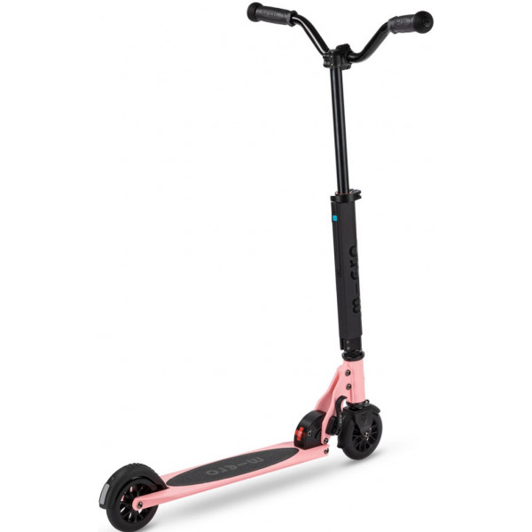 Фото - Двоколісний самокат Micro "Sprite Deluxe" – НЕОНОВИЙ РОЖЕВИЙ (складний, до 100 кг, 2-х колісний, світло) (SA0229)