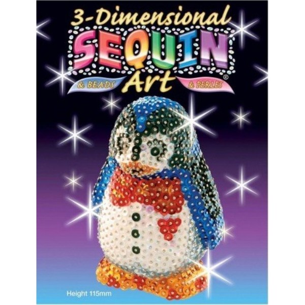 Фото - Набір для творчості з паєток Sequin Art 3D Пінгвін (SA0503)