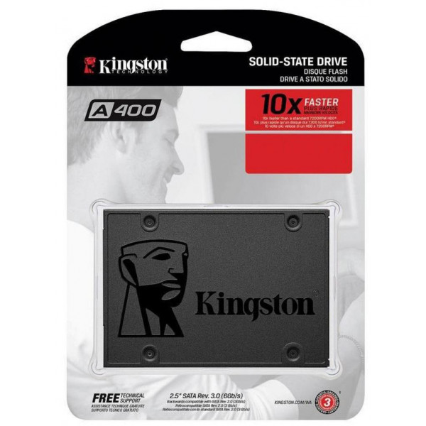 Фото - Уцінка - SSD-накопичувач внутрішній Kingston SSDNow A400 960GB 2.5" SATAIII 3D V-NAND (SA400S37/960G)