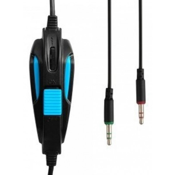 Фото - Гарнитура проводная игровая Sades Tpower Black-Blue (SA701-B-BL)