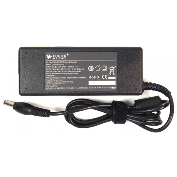 Фото - Зарядное устройство для ноутбука PowerPlant Samsung 220V 19V 90W 4.74A (SA90F5530)