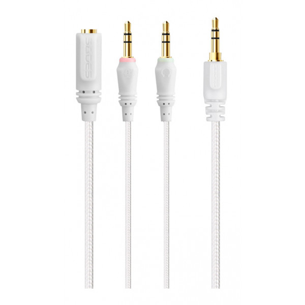 Фото - Гарнітура дротова ігрова Sades SA-721 Spirits White (sa721wtj)