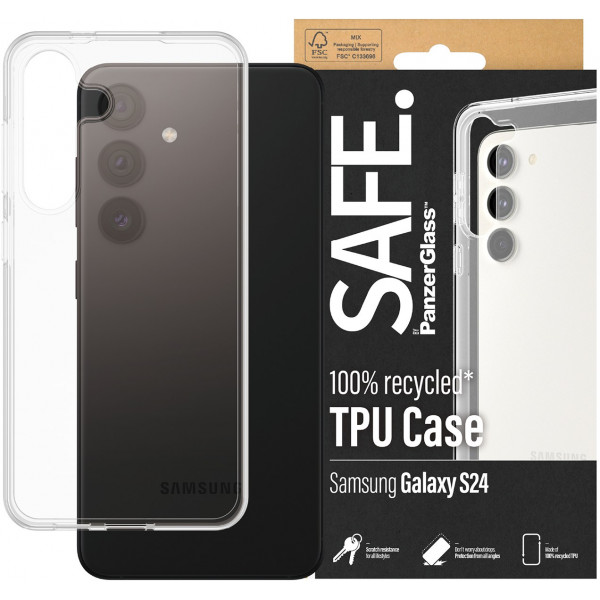 Фото - Чохол для смартфону PanzerGlass SAFE TPU Case Samsung Galaxy S 2024 | Transparent (PG_SAFE95672)