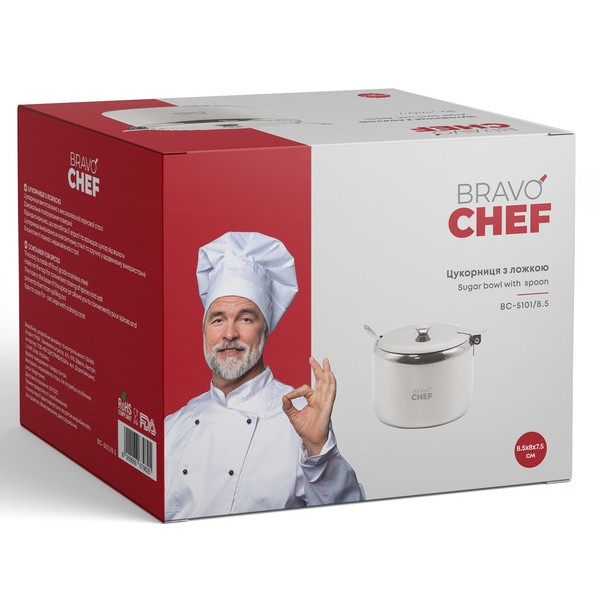 Фото - Цукорниця BRAVO CHEF 8.5 см (BC-5101/8.5)