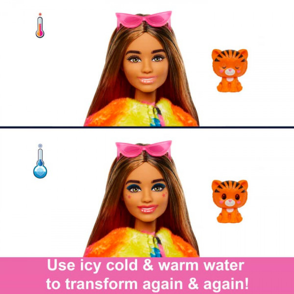 Фото - Лялька Barbie "Cutie Reveal" серії "Друзі з джунглів" — тигреня (HKP99)