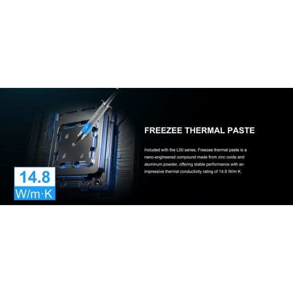 Фото - Водяна система охолодження SAMA L50 240 (L50-WHWAYX02-G) White