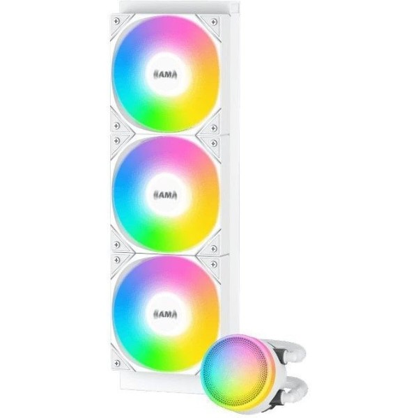Фото - Водяна система охолодження SAMA L60 360 (L60-WHWAYXO3-G) White