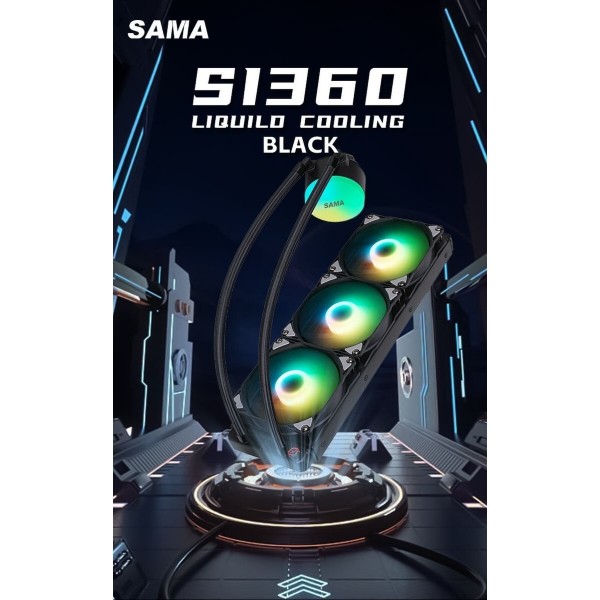 Фото - Водяна система охолодження SAMA SI360mm Black