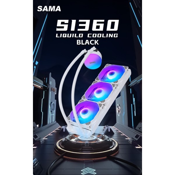 Фото - Водяна система охолодження SAMA SI360mm White