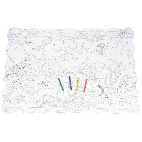 Фото - Пазлы (3-4 года) Same Toy Подводный мир (2036Ut)