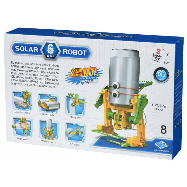 Фото - Пластиковий конструктор Same Toy Екобот 6 в 1 на сонячній батареї (2127UT)