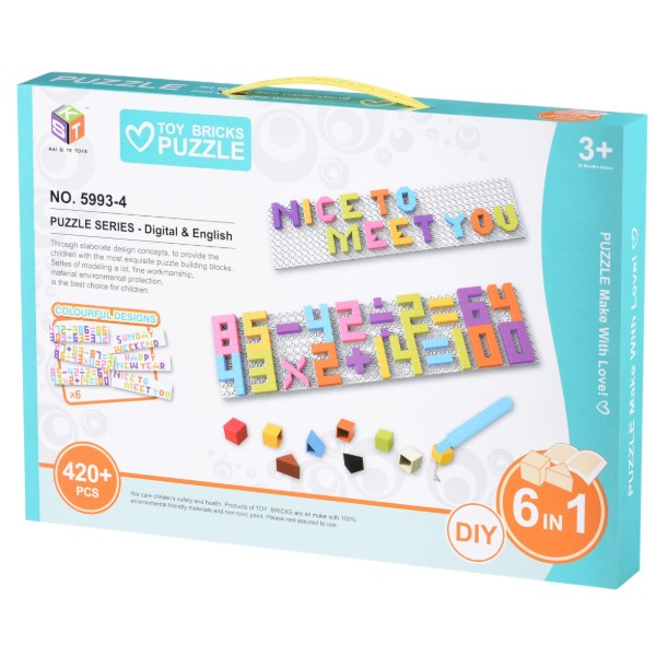 Фото - Пластиковая мозаика Same Toy Colour Ful Designs 420 эл. (5993-4Ut)