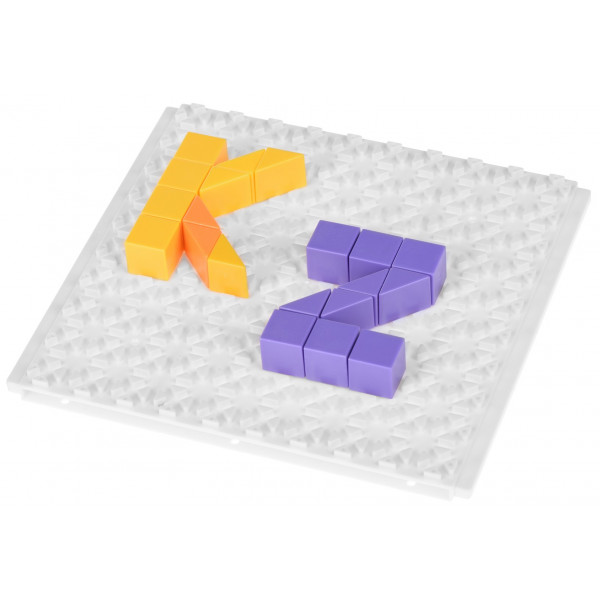 Фото - Пластикова мозаїка Same Toy Puzzle Art Alphabet Series 126 ел. (5990-3Ut)