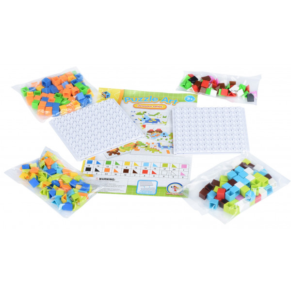 Фото - Пластиковая мозаика Same Toy Puzzle Art Dinosaur Serias 243 эл. (5991-5Ut)