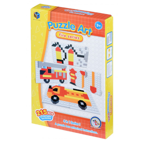 Фото - Пластиковая мозаика Same Toy Puzzle Art Fire Serias 215 эл. (5991-3Ut)