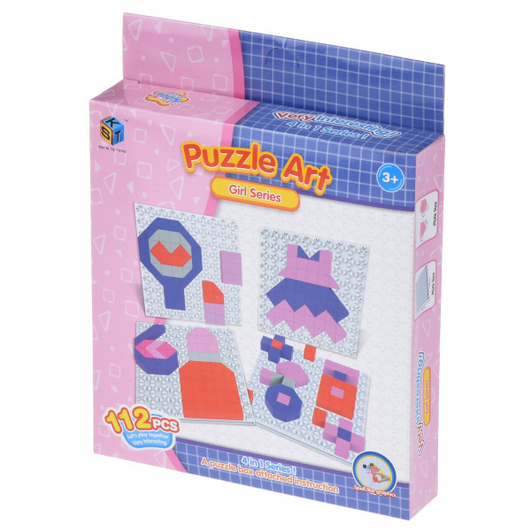 Фото - Пластиковая мозаика Same Toy Puzzle Art Girl Serias 112 эл. (5990-1Ut)