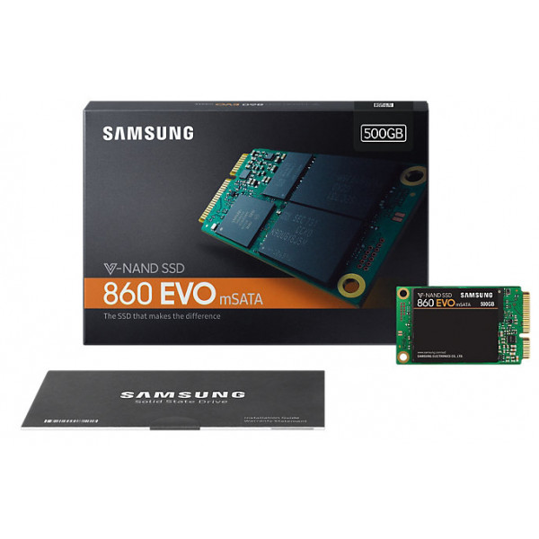 Фото - SSD-накопитель внутренний Samsung 860 EVO 500GB mSATA SATA III V-NAND MLC (MZ-M6E500BW)