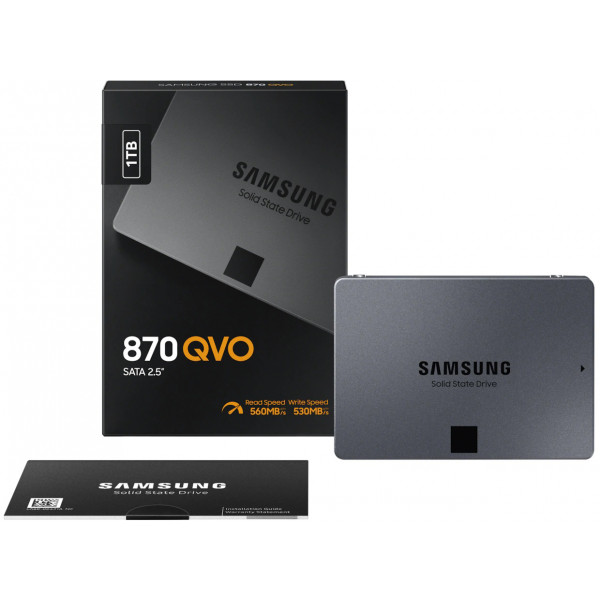 Фото - SSD-накопичувач внутрішній Samsung 870 QVO 1TB 2.5" SATA III MLC (MZ-77Q1T0BW)