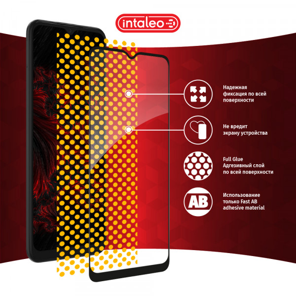 Фото - Захисне скло для смартфону Intaleo Full Glue for Samsung A13 Black (1283126519062)