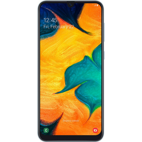 Фото - Смартфон Samsung Galaxy A30 4/64Gb White (SM-A305FZWO)