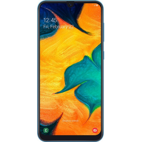Фото - Смартфон Samsung Galaxy A30 4/64Gb Blue (SM-A305FZBO)