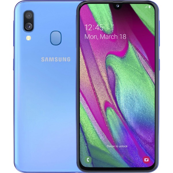 Фото - Смартфон Samsung Galaxy A40 64Gb Blue (SM-A405FZBD)