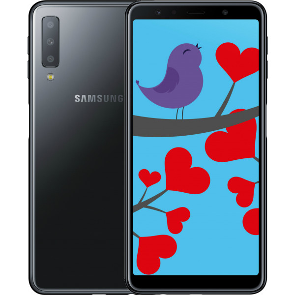Фото - Смартфон Samsung Galaxy A7 2018 Black (SM-A750)