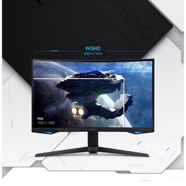 Фото - Монитор игровой Samsung Odyssey G7 (LC27G75TQSIXCI)