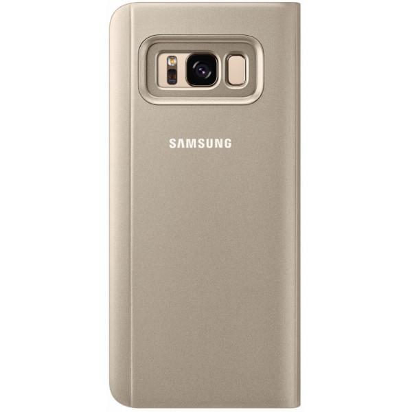 Фото - Чехол для смартфона Samsung Clear View Standing Cover Gold for S8, (EF-ZG950CFEGRU)