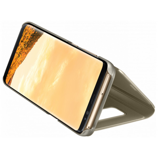 Фото - Чехол для смартфона Samsung Clear View Standing Cover Gold for S8, (EF-ZG950CFEGRU)