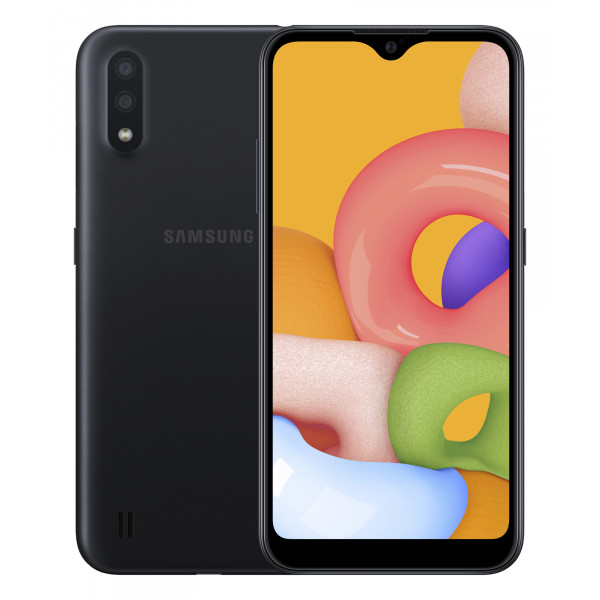 Фото - Смартфон Samsung Galaxy A01 2/16Gb Black (SM-A015FZKDSEK)