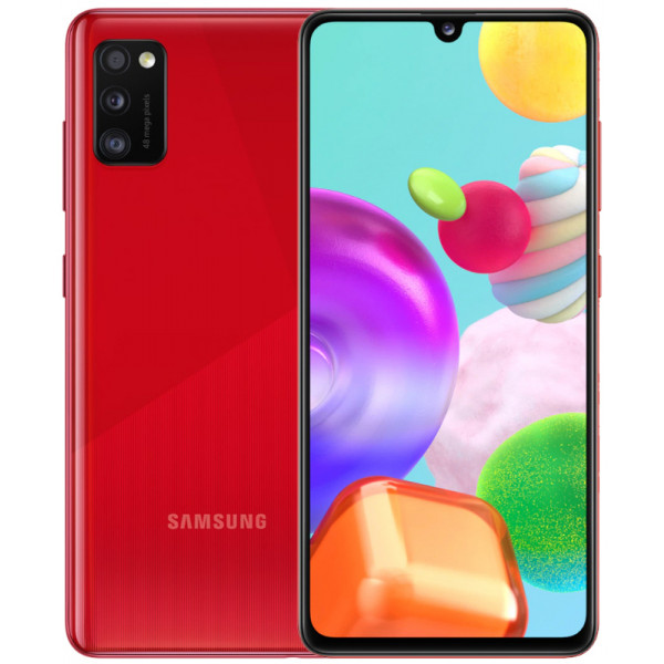 Фото - Смартфон Samsung Galaxy A41 Red (SM-A415FZRDSEK) Фото - Смартфон Samsung Galaxy A41 Red (SM-A415FZRDSEK)
