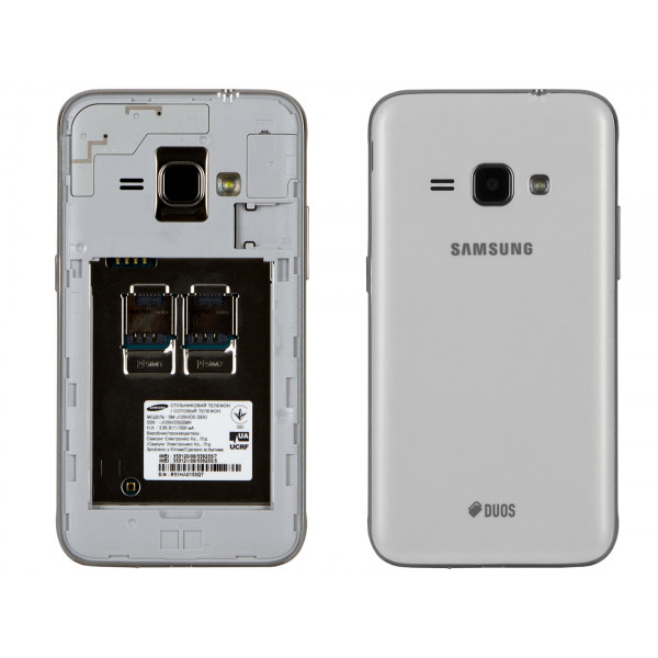 Фото - Смартфон Samsung J120H/DS J1 White