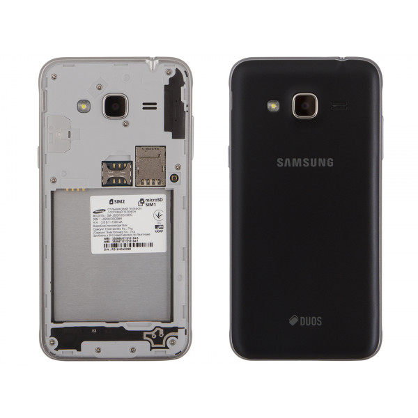 Фото - Смартфон Samsung Galaxy J3 (2016) Black (SM-J320)