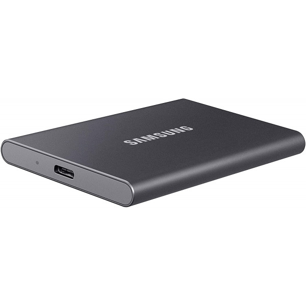 Фото - SSD-накопитель внешний Samsung T7 Titan Grey 1 TB (MU-PC1T0T/WW)