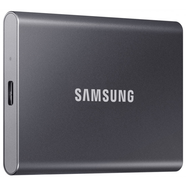 Фото - SSD-накопитель внешний Samsung T7 Titan Grey 1 TB (MU-PC1T0T/WW)