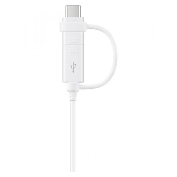 Фото - Кабель синхронізації даних Samsung USB Combo Type-C Micro USB 1.5m White (EP-DG930DWEGRU)