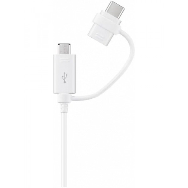 Фото - Кабель синхронізації даних Samsung USB Combo Type-C Micro USB 1.5m White (EP-DG930DWEGRU)