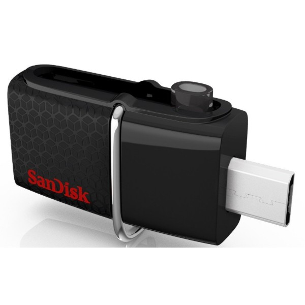Фото - Флеш USB SanDisk Ultra Dual Drive 16GB USB 3.0 OTG Black (SDDD2-016G-GAM46)